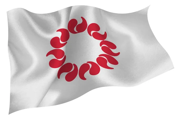 Saitama　Flag icon — 图库矢量图片